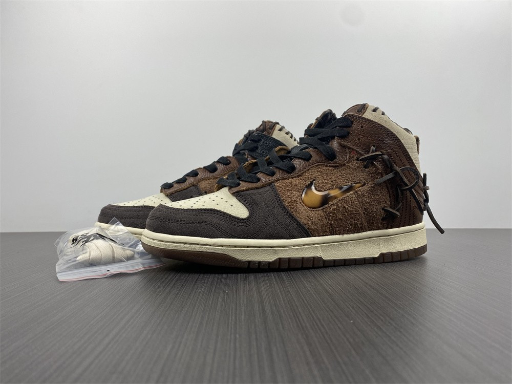 nike dunk high bodega legend fauna brown - cz8125-200