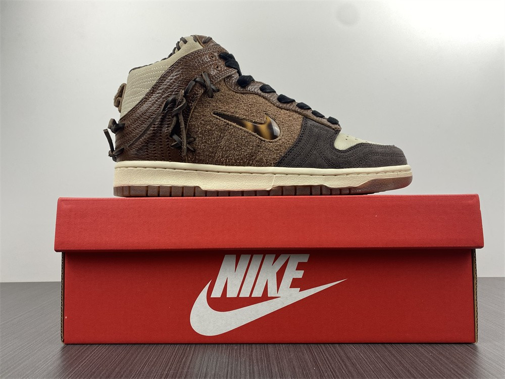 nike dunk high bodega legend fauna brown - cz8125-200