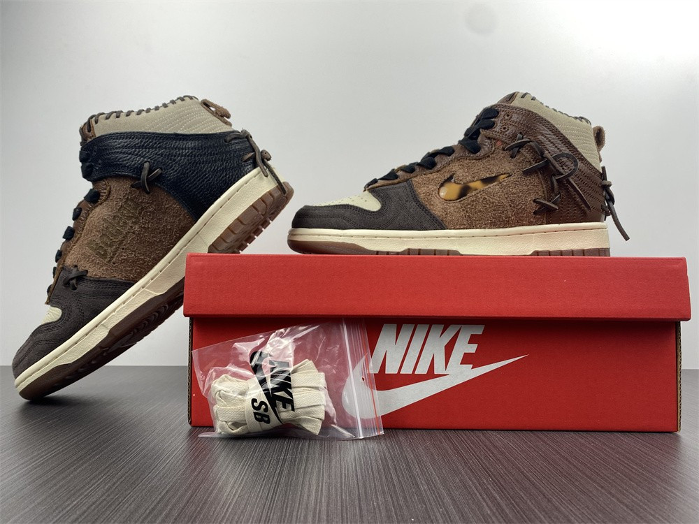 nike dunk high bodega legend fauna brown - cz8125-200