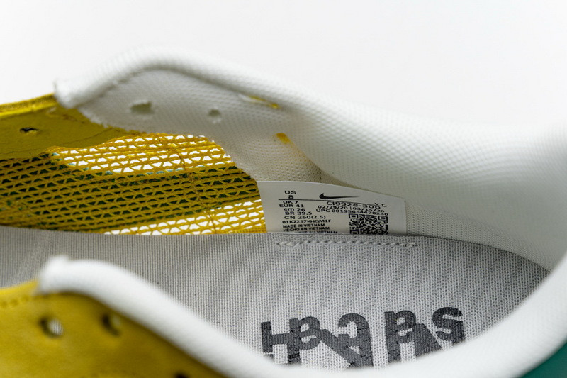 sacai x nike pegasua vaporfly yellow green huo ci9928 300