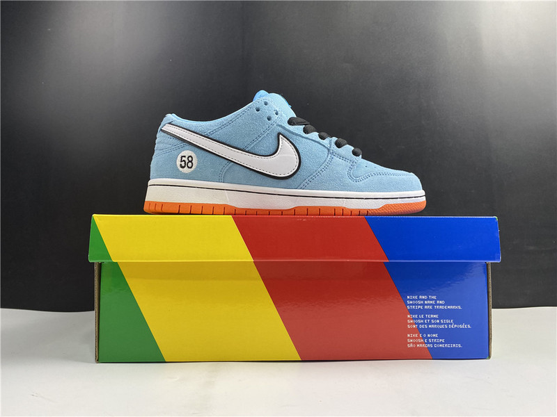 nike sb dunk low pro club 58 gulf x we club bq6817-401