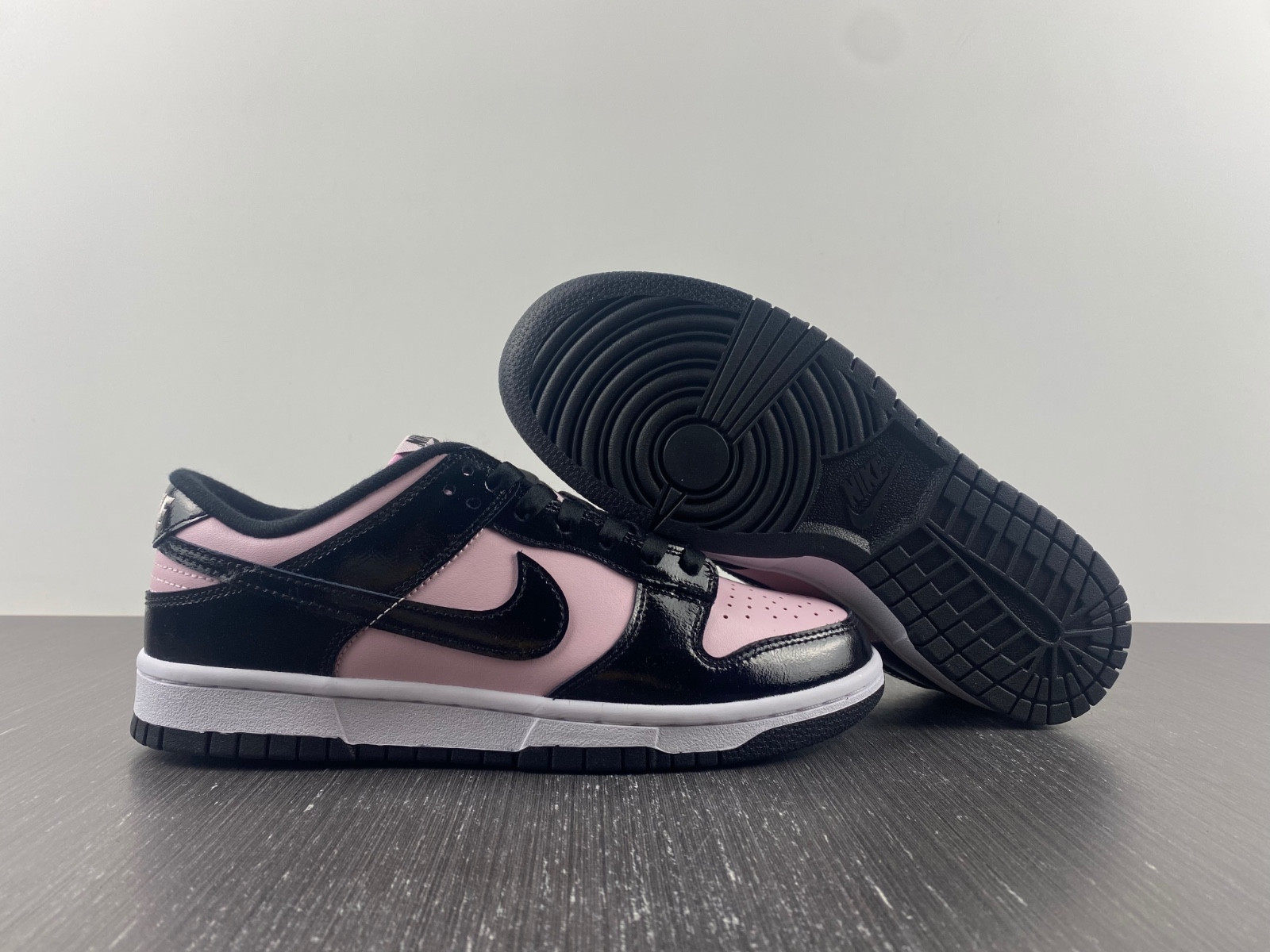 nike dunk low pink foam black (w) - dj9955-600
