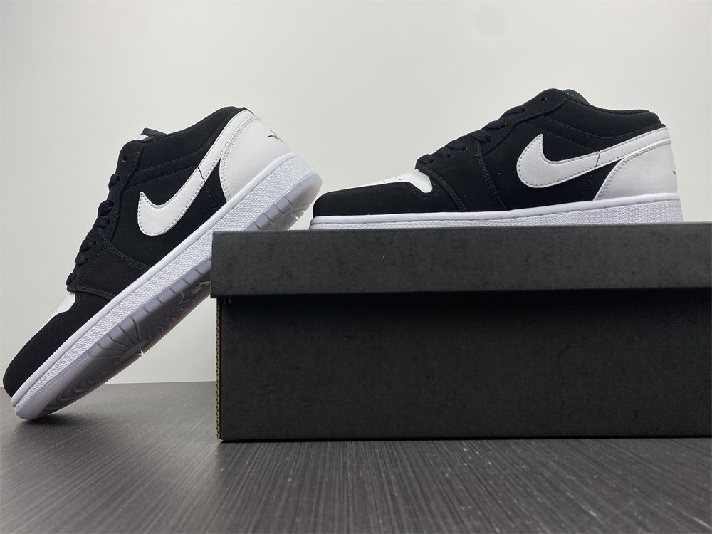 air jordan 1 low black white dh6931-001