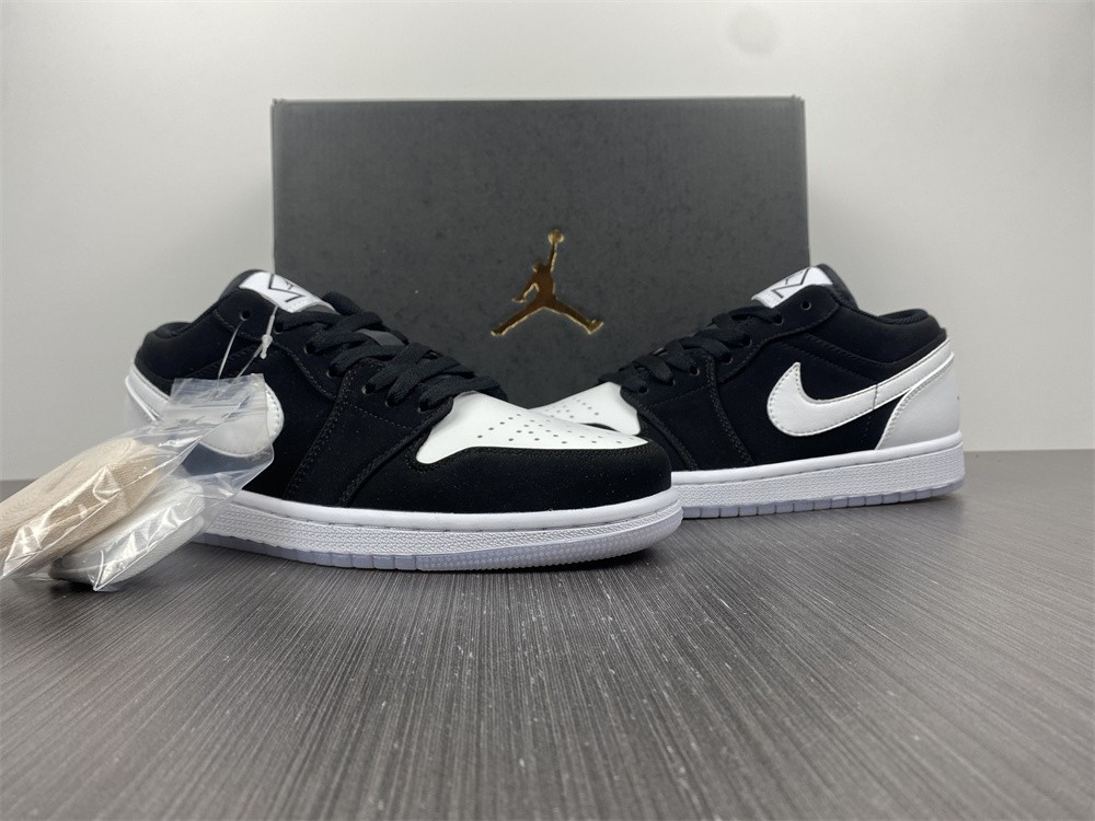 air jordan 1 low black white dh6931-001