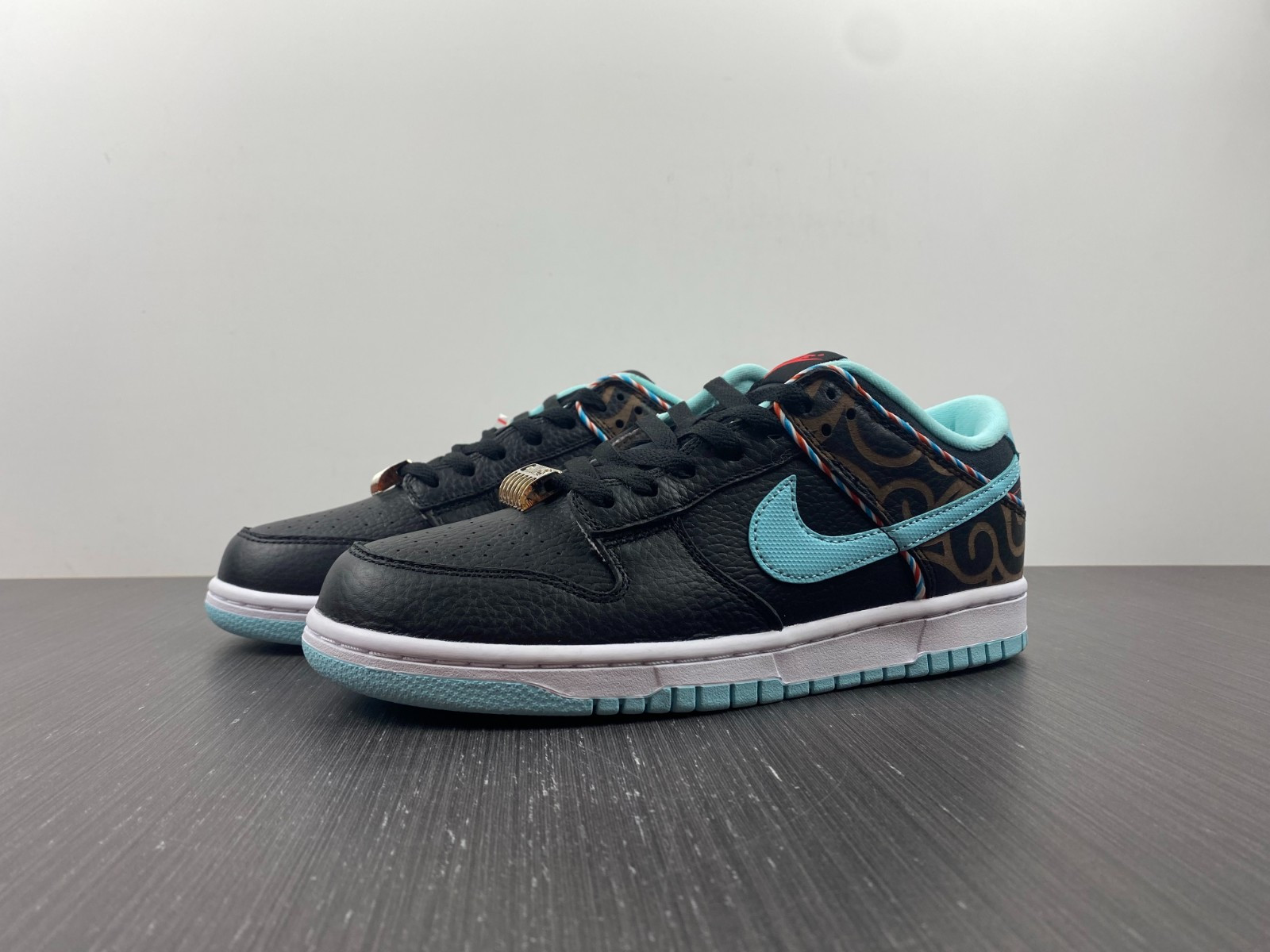 nike dunk low barber shop black dh7614-001