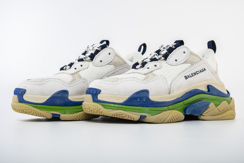Ba*len*cia*ga triple s trainers white navy