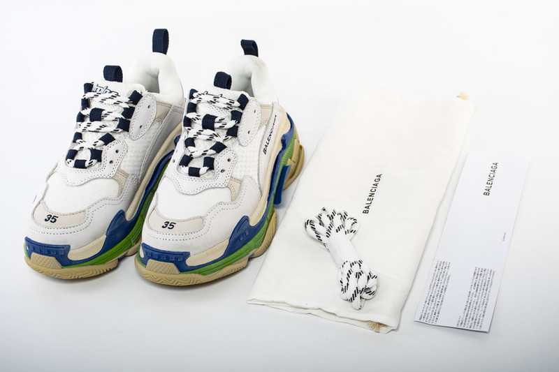 Ba*len*cia*ga triple s trainers white navy