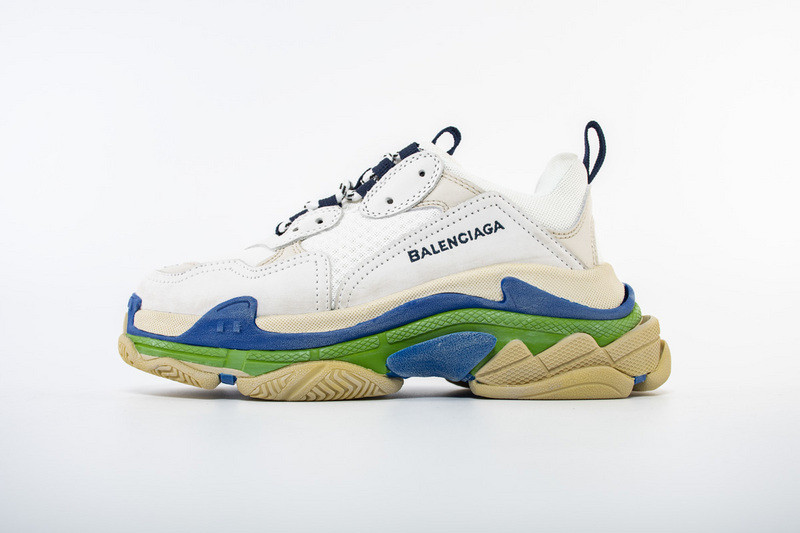 Ba*len*cia*ga triple s trainers white navy