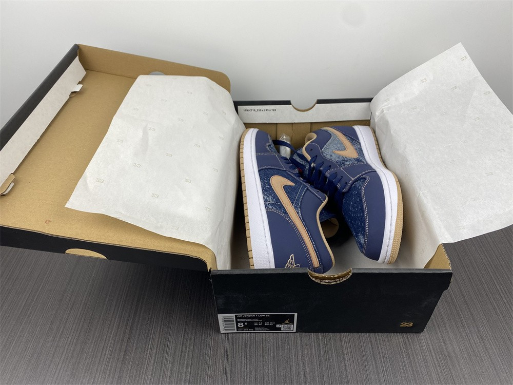 jordan 1 low se denim - dh1259-400