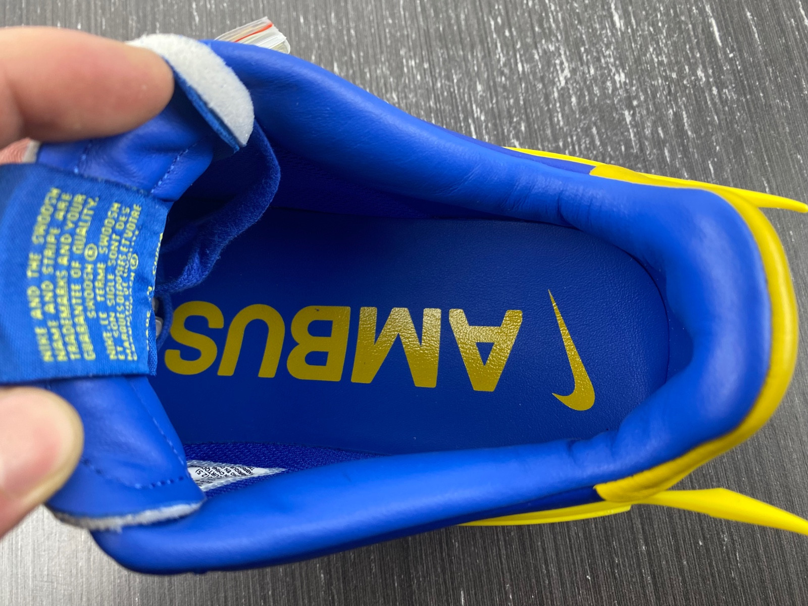 nike air force 1 low sp ambush game royal dv3464-400