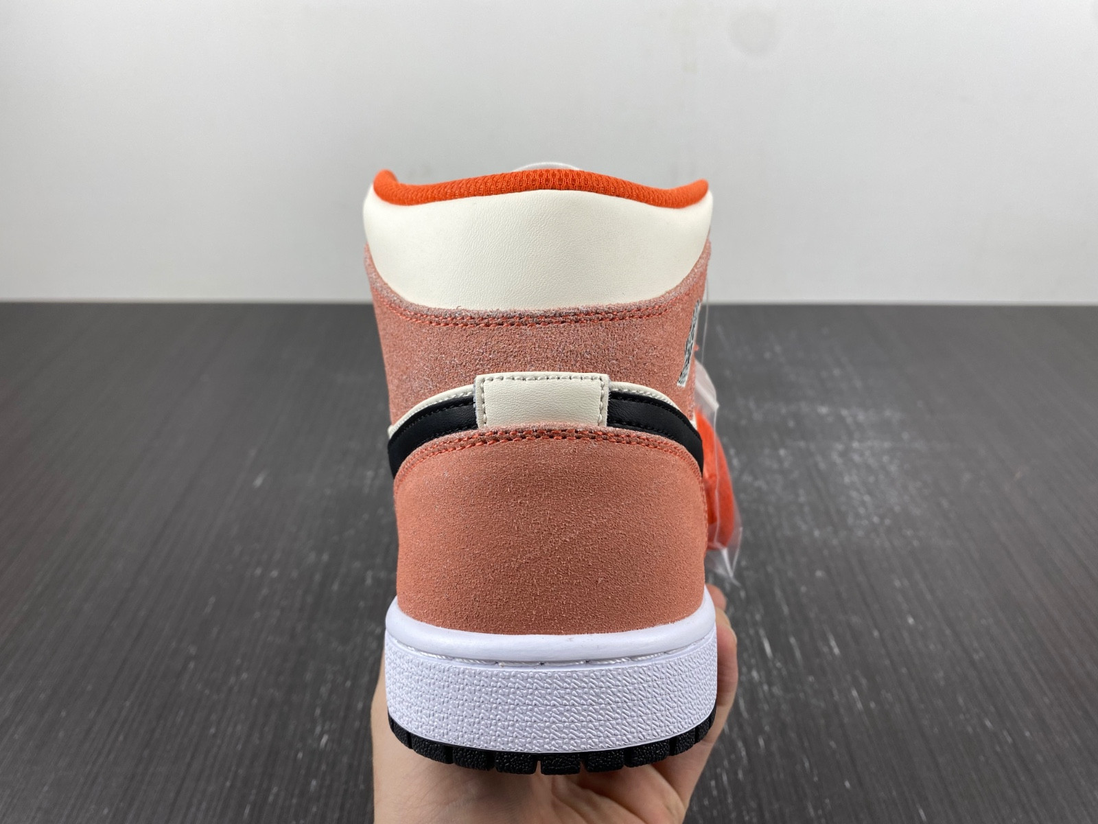 jordan 1 mid se orange suede (gs) - dv1336-800