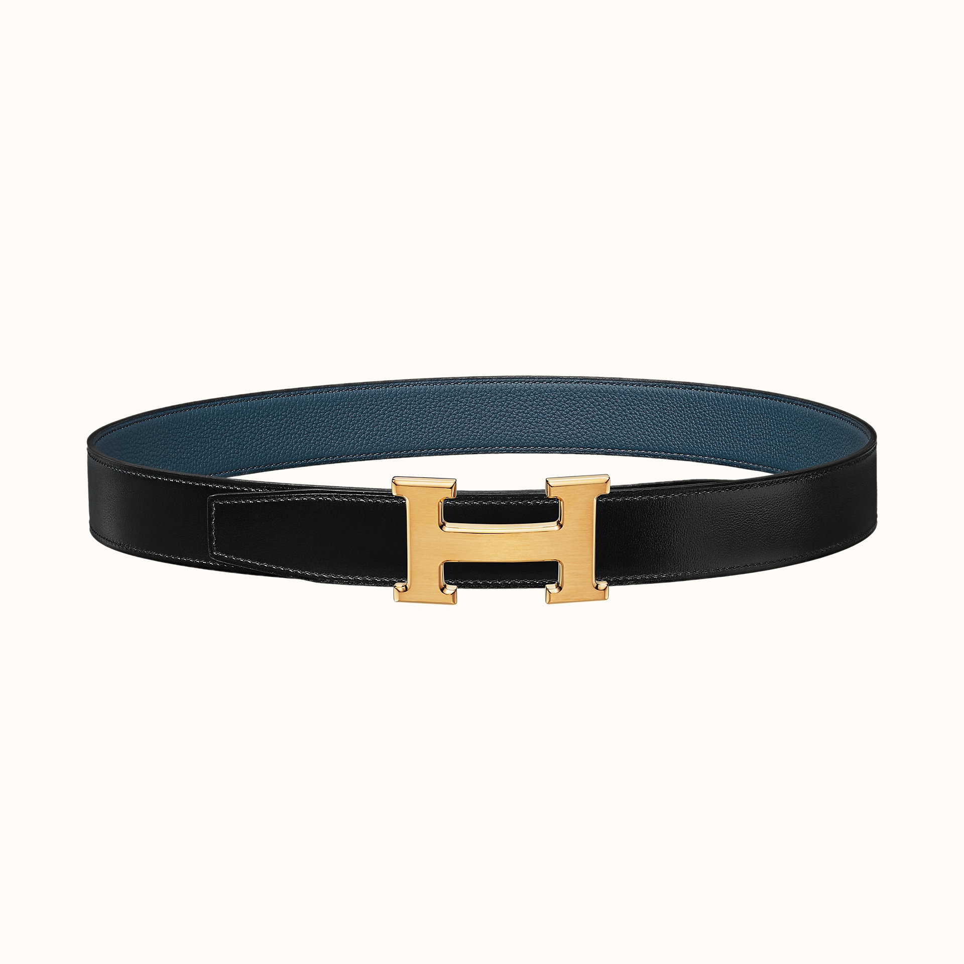 H**mes classic wire-drawn double-sided belt h074562-1