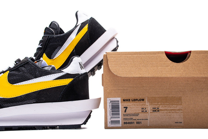 sacai × nike ldv waffle daybreak black bv0073-010