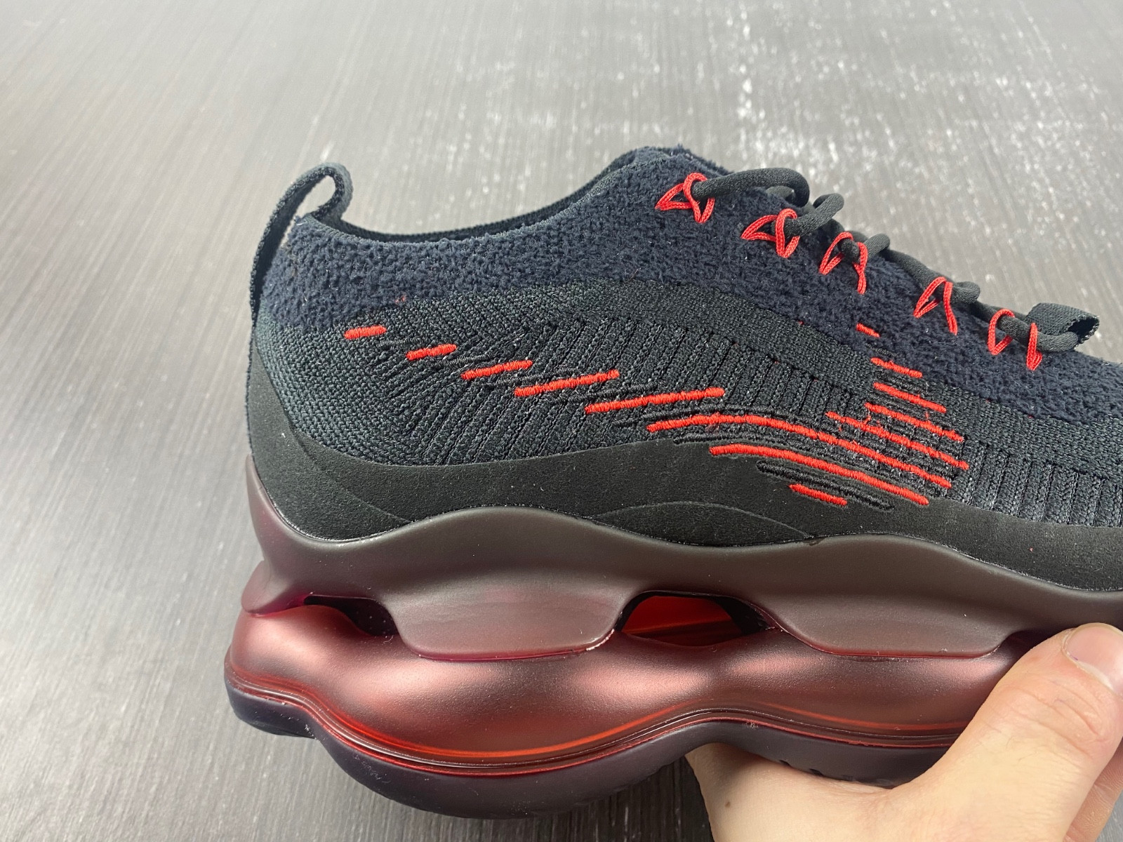 nike air max scorpion black red dj4701-004