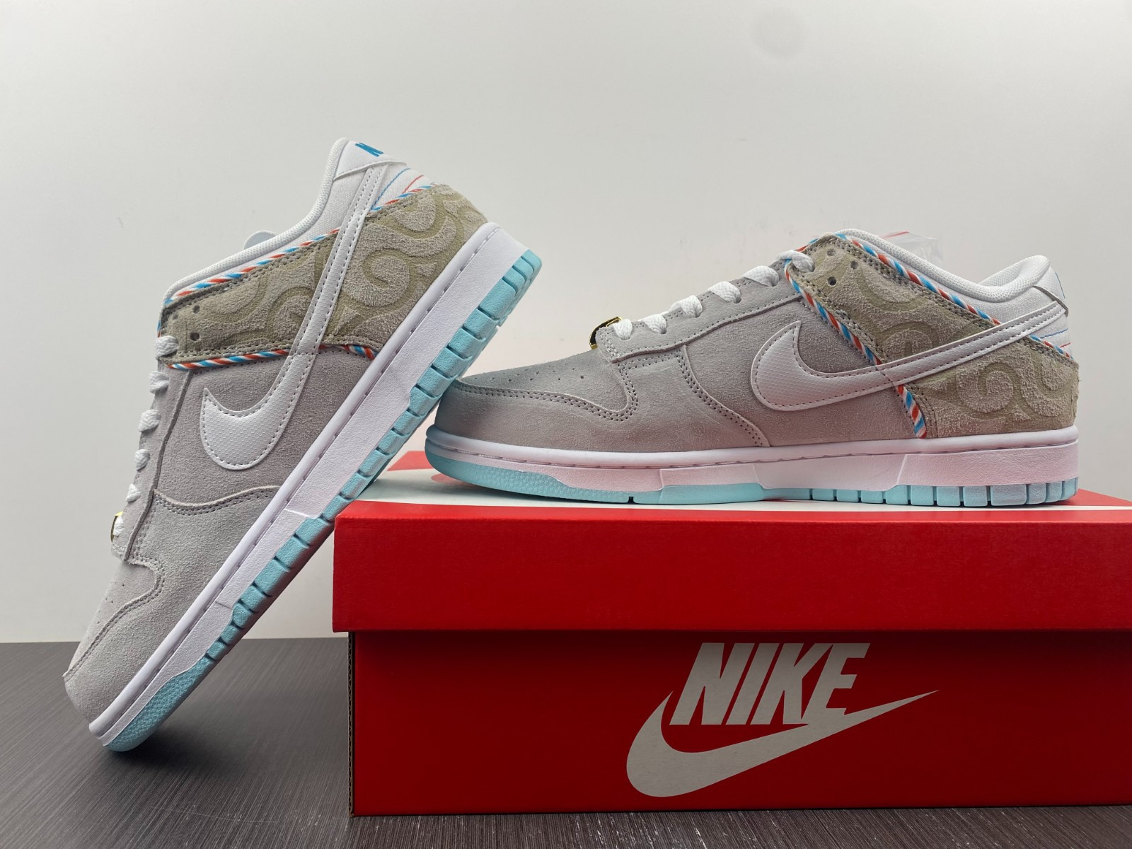 nike dunk low barbershop grey - dh7614-500