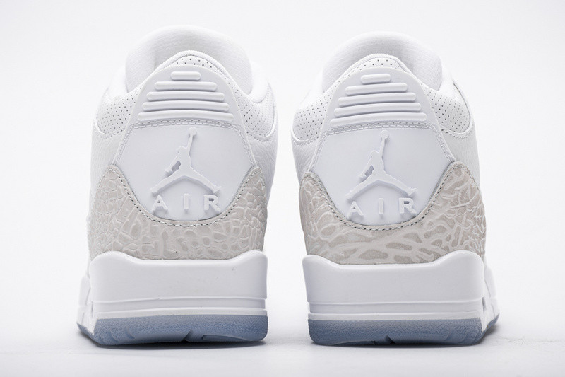 jordan 3 retro pure white (2018) 136064-111