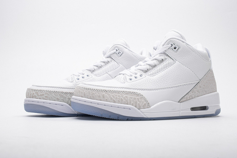 jordan 3 retro pure white (2018) 136064-111