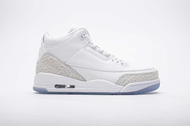 jordan 3 retro pure white (2018) 136064-111