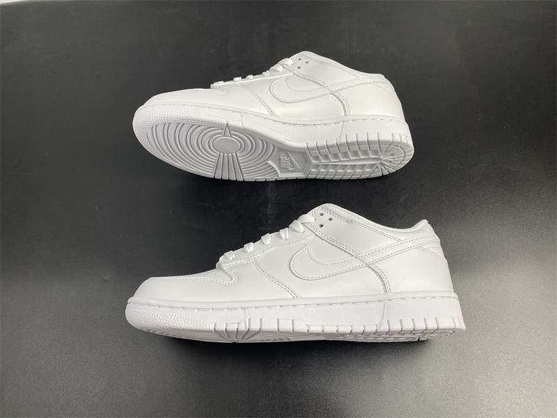nike dunk low triple white dd1503-109