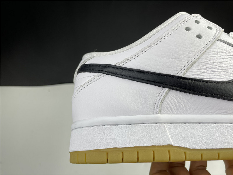 nike sb dunk low orange label white black - cd2563-100