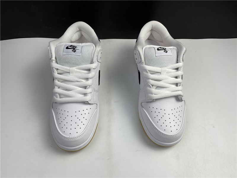 nike sb dunk low orange label white black - cd2563-100