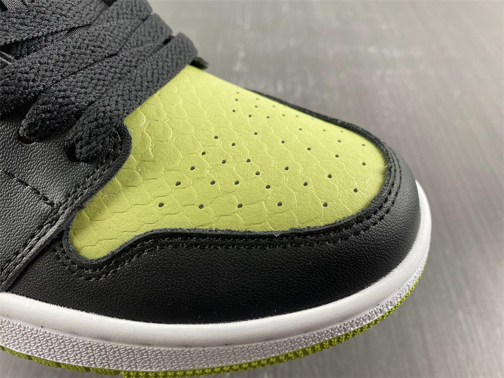jordan 1 low snakeskin vivid green (w) - dx4446-301