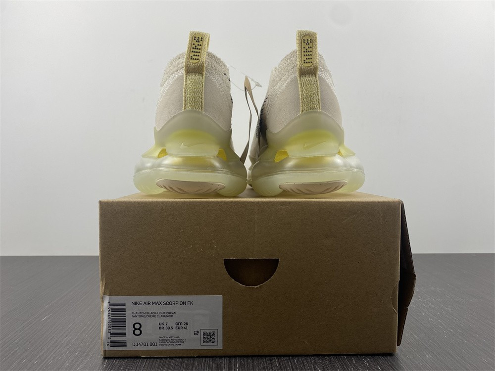 nike air max scorpion fk lemon wash - dj4701-001