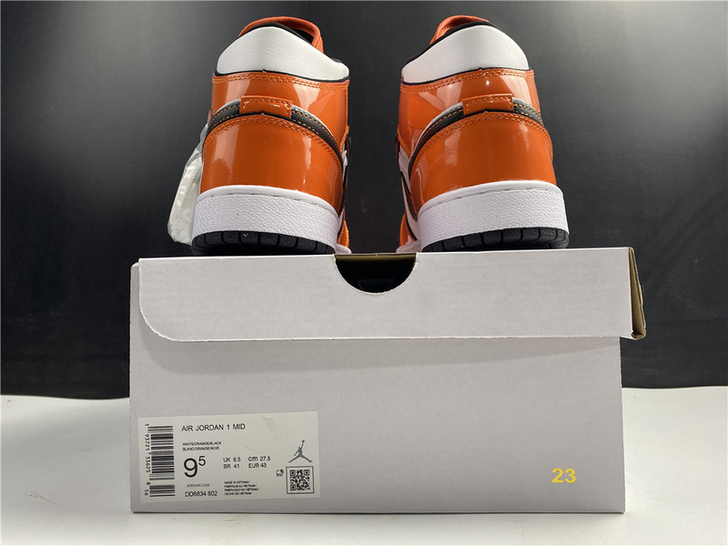 air jordan 1 mid “turf orange” dd6834-802