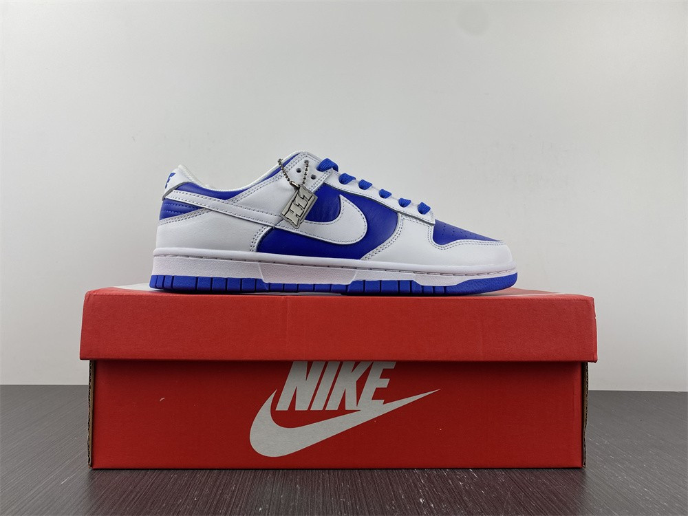 nike dunk low racer blue white - dd1391-401