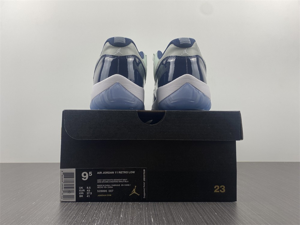 jordan 11 retro low georgetown - 528895-007