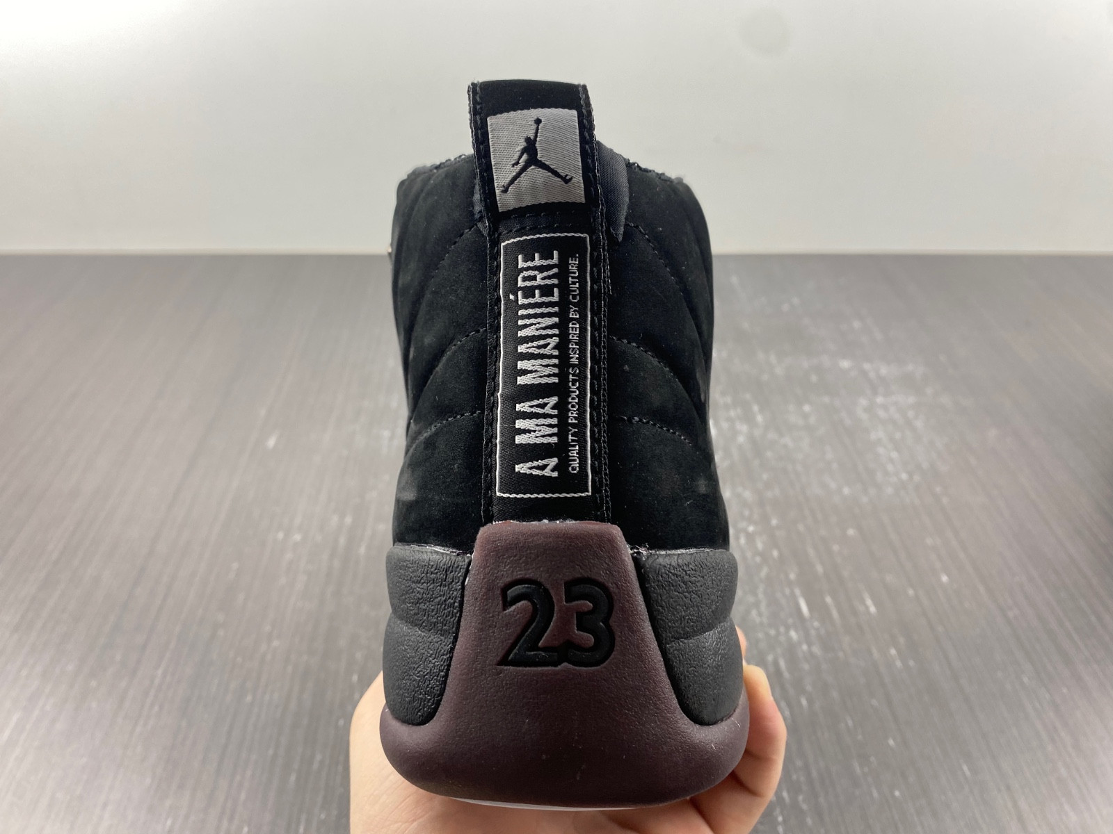 jordan 12 retro a ma maniére black - dv6989-001