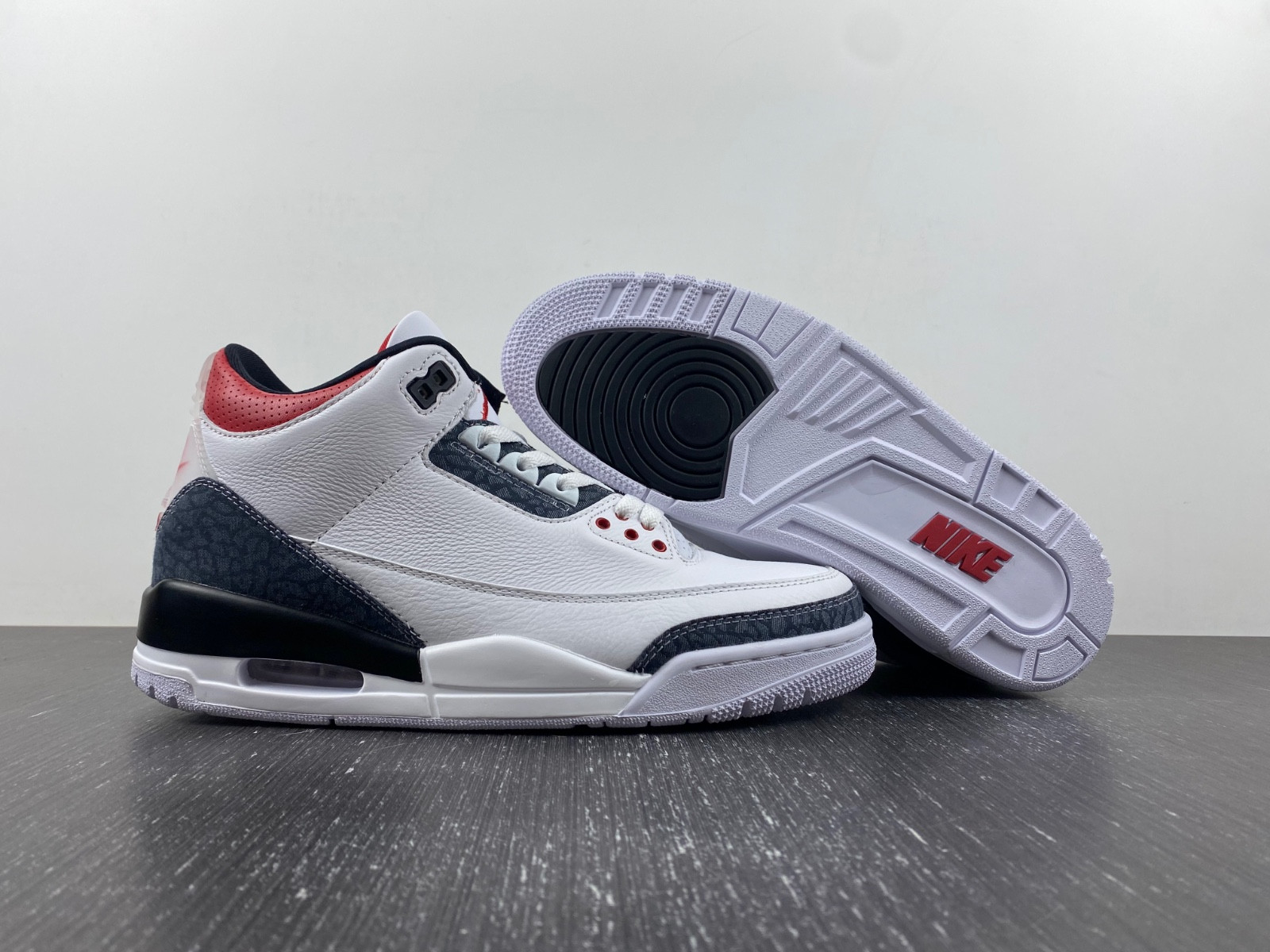 jordan 3 retro se fire red denim (2020) - cz6431-100