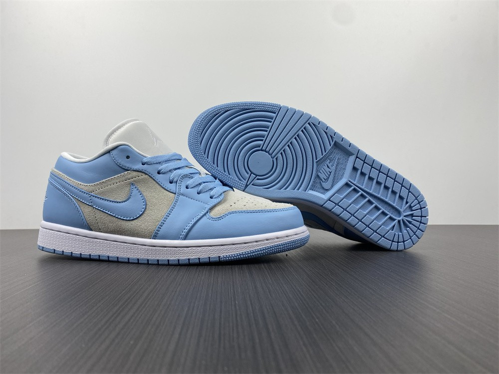 air jordan 1 low university blue wmns dc0774-050