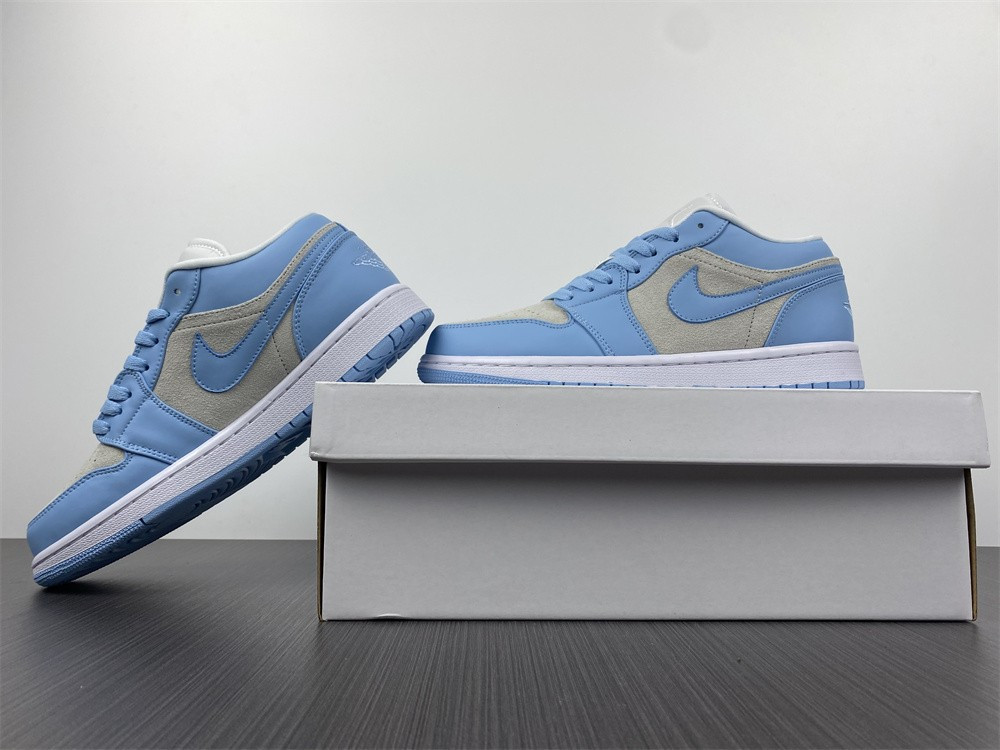 air jordan 1 low university blue wmns dc0774-050