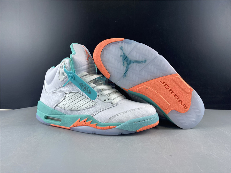 air jordan 5 gs “light aqua” 440892-100
