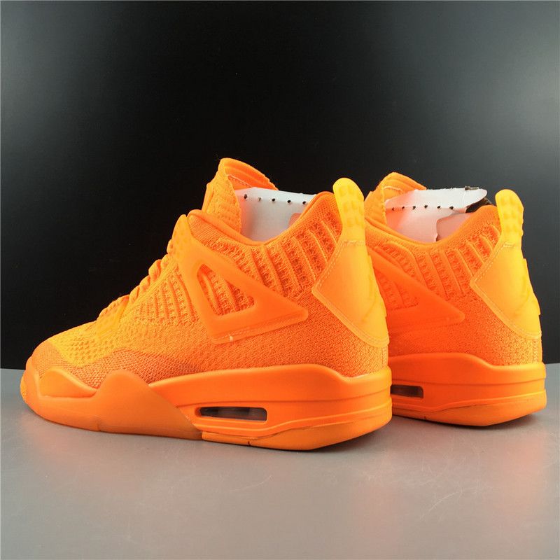 jordan 4 retro flyknit orange aq3559-800