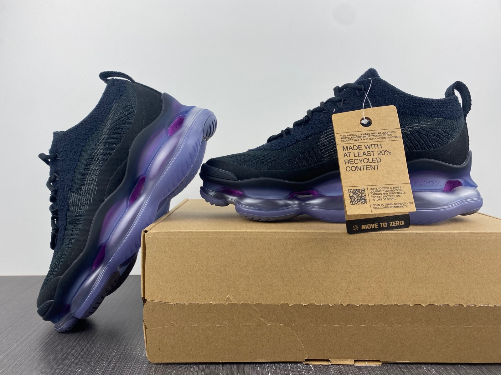 nike air max scorpion fk black purple (women