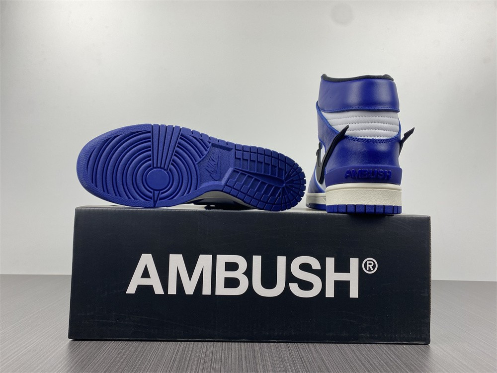 ambush nike dunk high deep royal blue cu7544-400