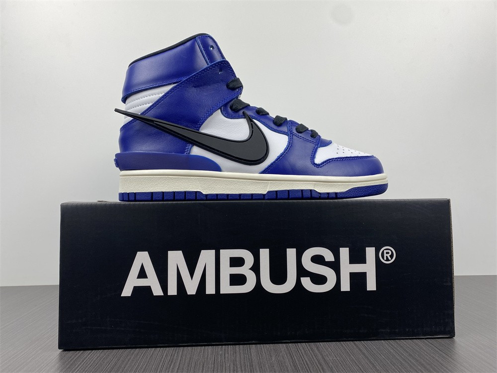 ambush nike dunk high deep royal blue cu7544-400