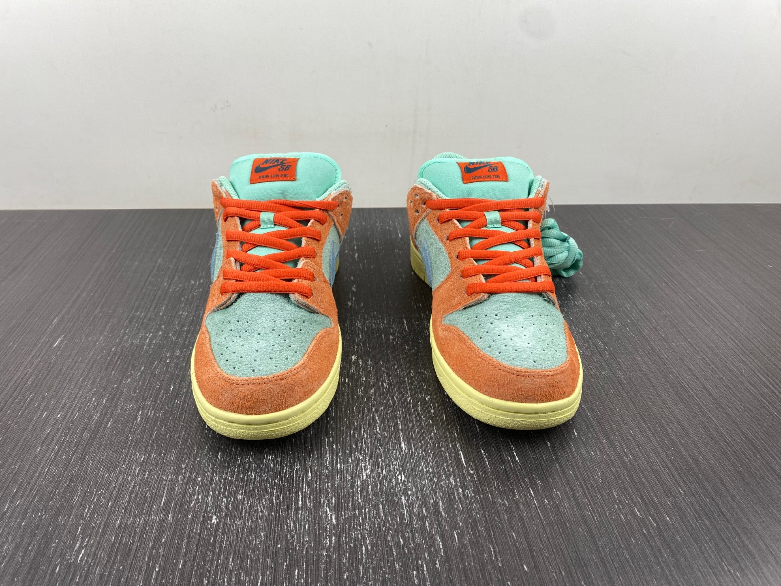 nike sb dunk low orange aqua dv5429-800