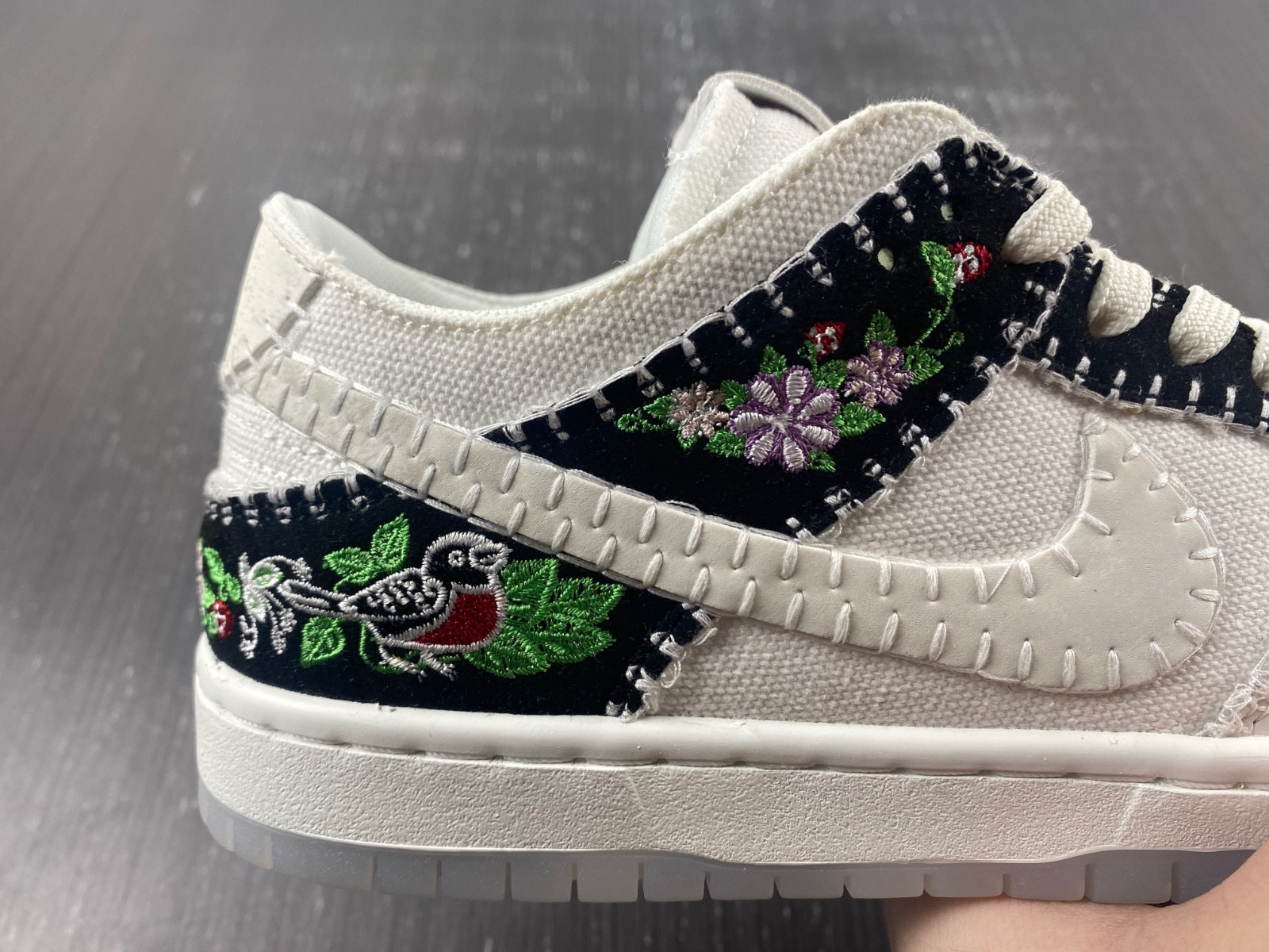 nike sb dunk low decon n7 black sail men