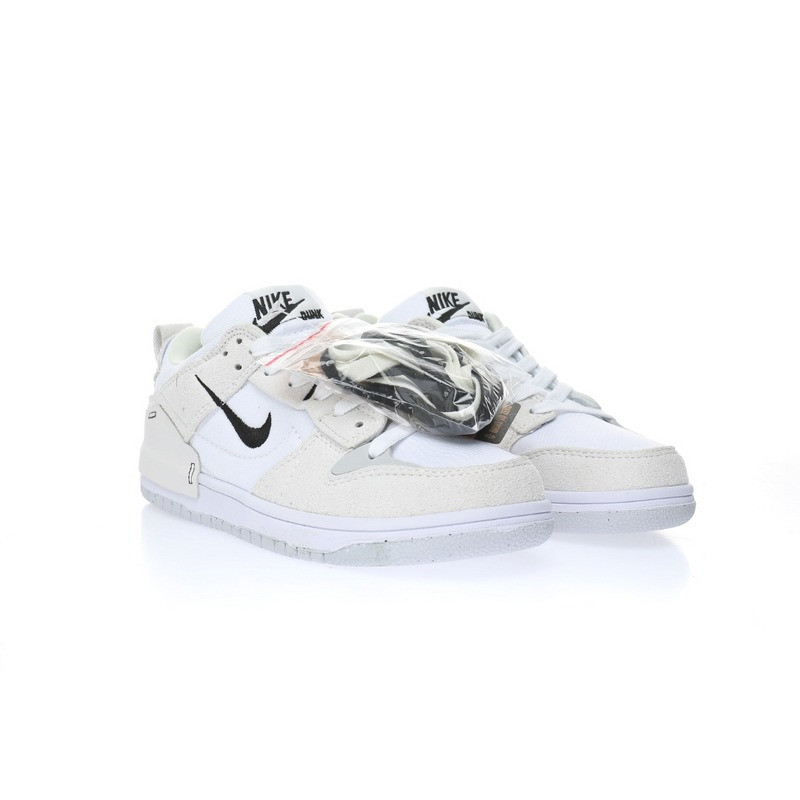 nike dunk low disrupt 2 pale ivory black (w) dh4402-101