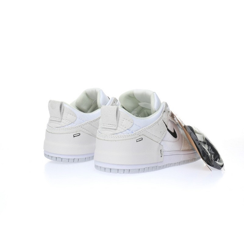 nike dunk low disrupt 2 pale ivory black (w) dh4402-101