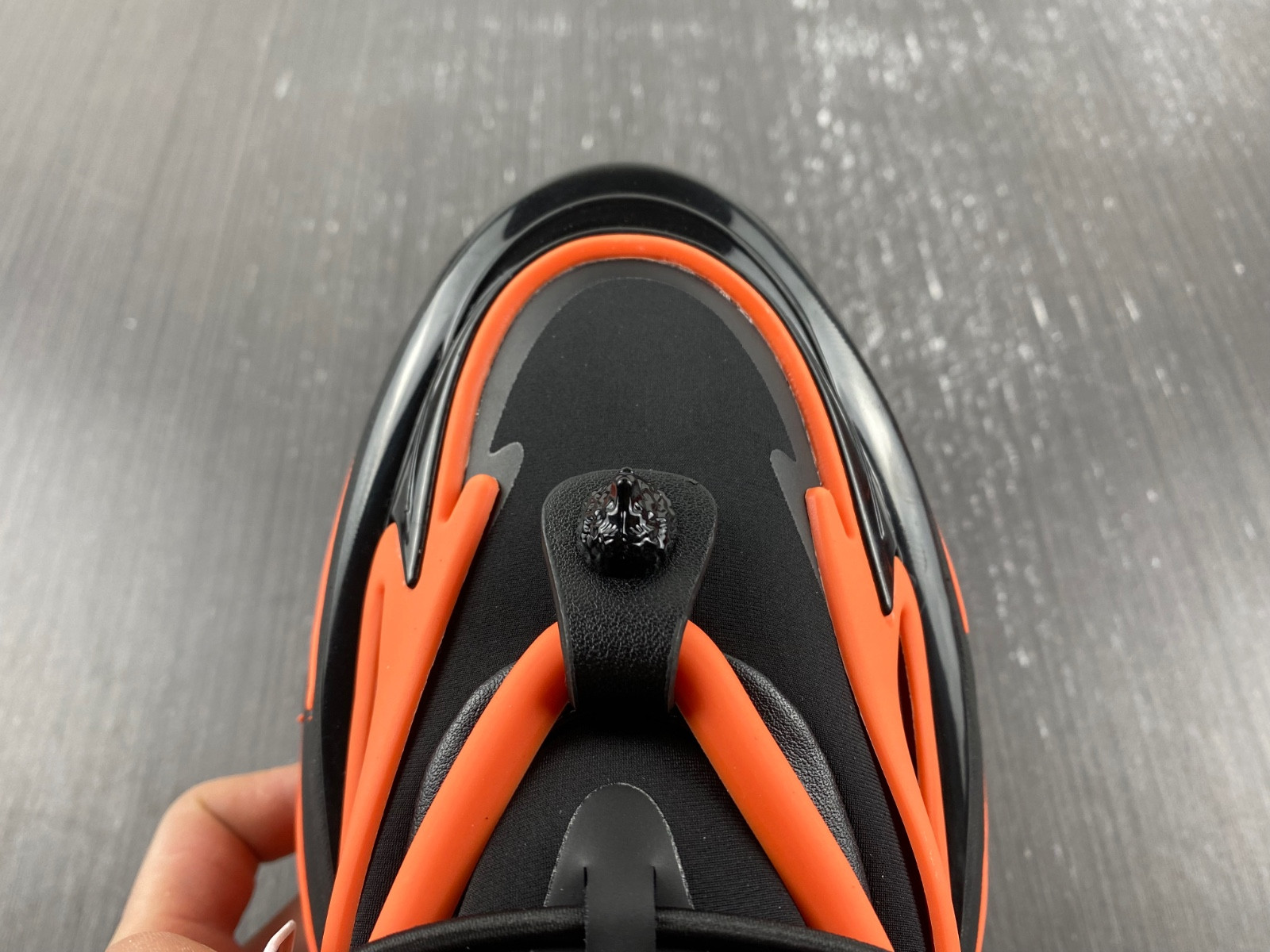 balmain neoprene and leather unicorn low-top sneakers ym1vj309