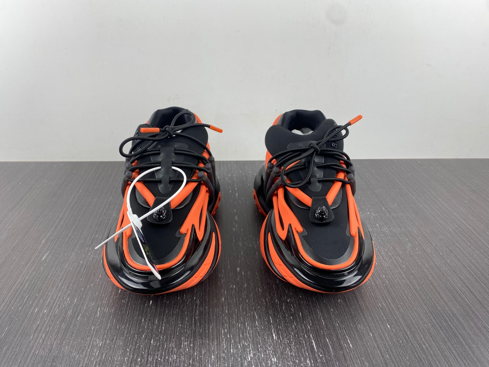 balmain neoprene and leather unicorn low-top sneakers ym1vj309