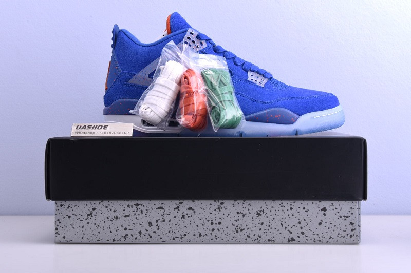air jordan 4 retro game royal/un1 orange/white 103211