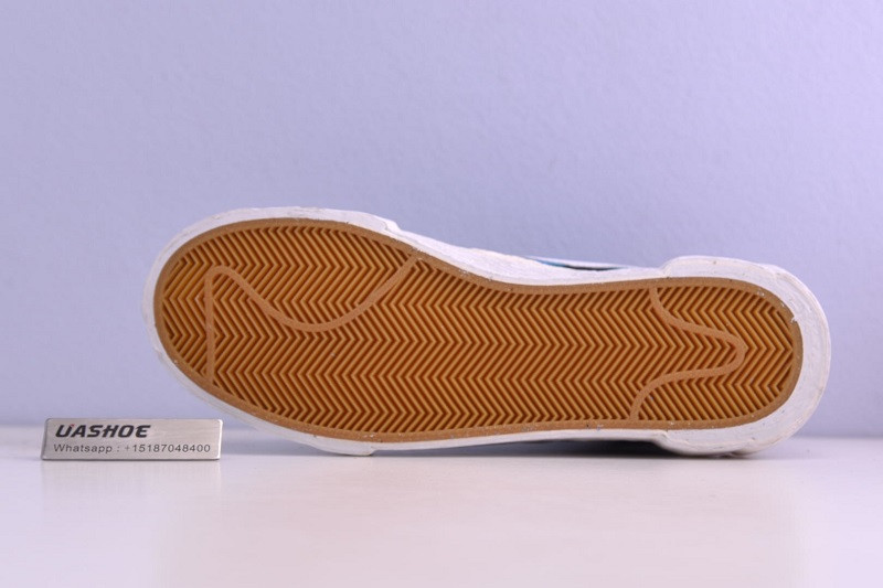 nike blazer high sacai white black legend blue bv0072-001