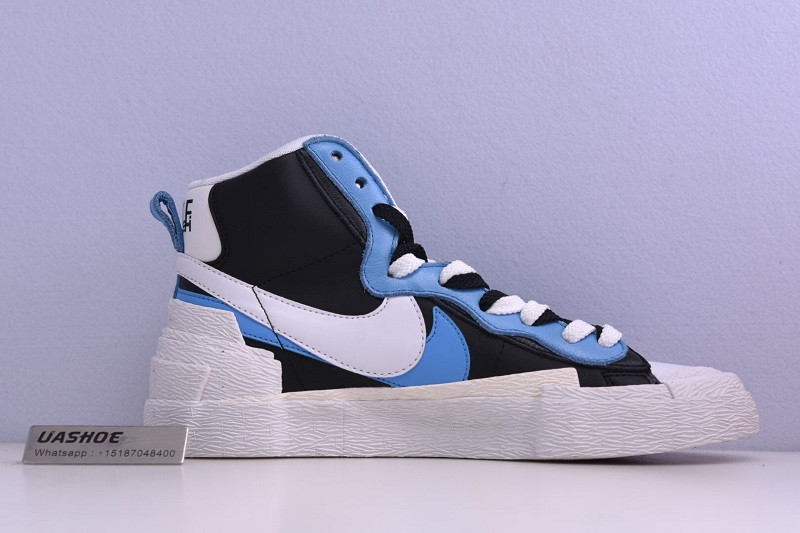 nike blazer high sacai white black legend blue bv0072-001