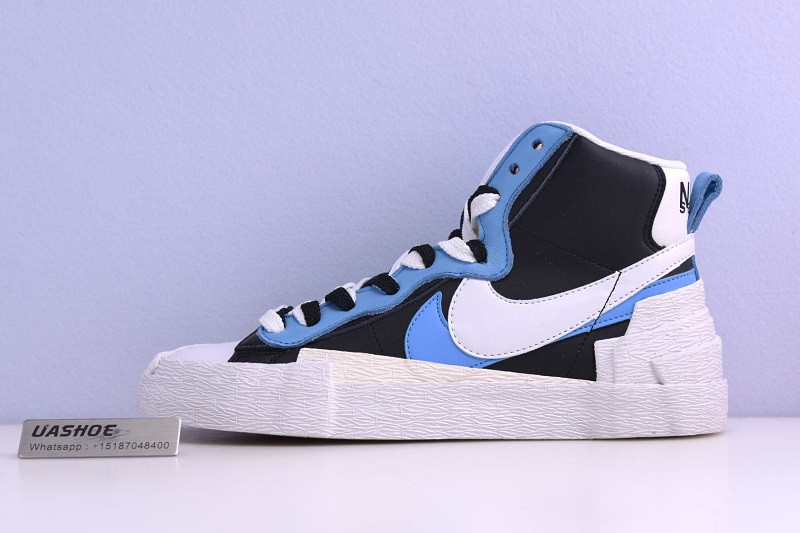 nike blazer high sacai white black legend blue bv0072-001
