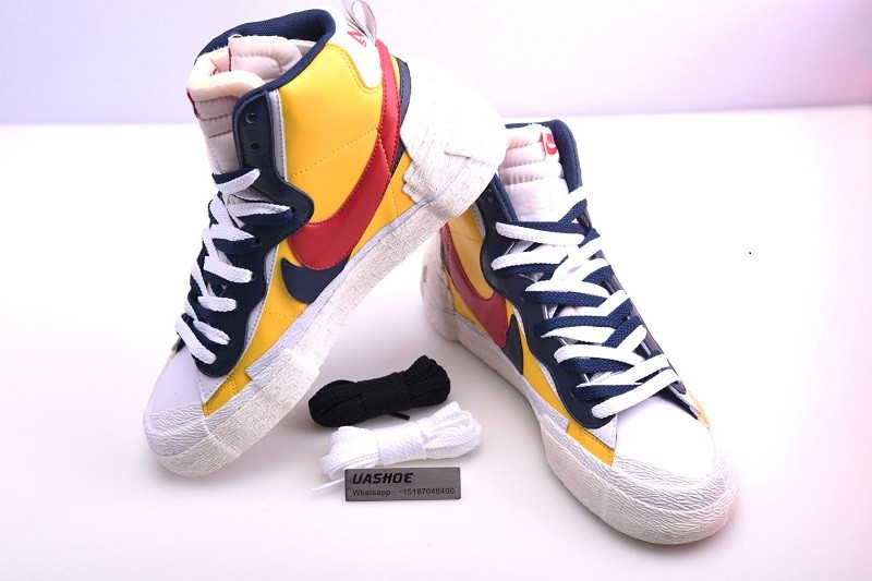 nike blazer high sacai snow beach bv0072-700